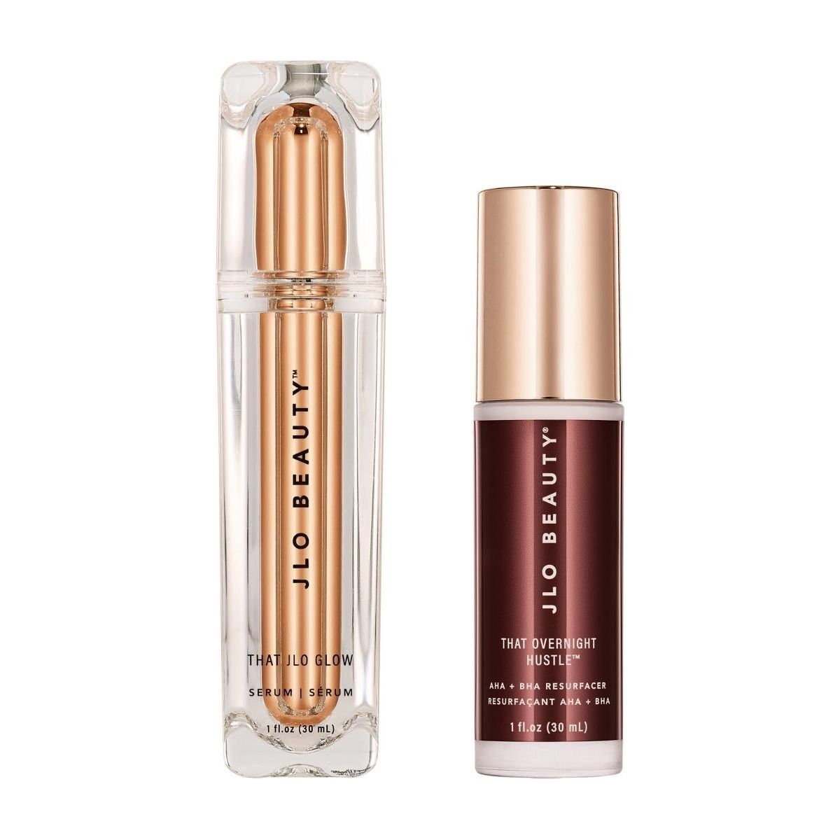 JLO BEAUTY That Day/Night Serum Duo | Includes 30ml That JLO Glow Serum & 30ml That Overnight Hustle - DG International Ventures Limited