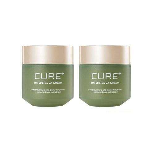 [KIM JEONG MOON Aloe] Cure Plus intensive 2X Cream 50g X 2ea - Glam Global UK