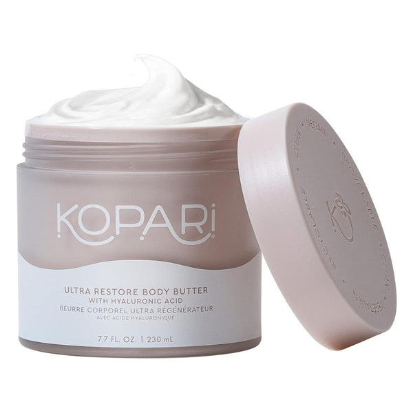 Ultra Restore Body Butter with Hyaluronic Acid and Vitamin B5 - Vegan Moisturizing Lotion for Dry Skin, 7.7 Oz - Glam Global UKKopari