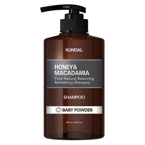 KUNDAL HONEY & MACADAMIA Natural Shampoo (Baby Powder) 500ml - Glam Global UKKUNDAL
