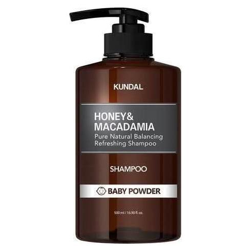 KUNDAL HONEY & MACADAMIA Natural Shampoo (Baby Powder) 500ml - Glam Global UKKUNDAL