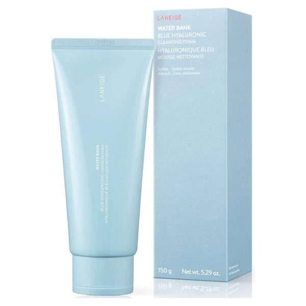 LANEIGE Water Bank Blue Hyaluronic Cleansing Foam 150g - Glam Global UKLaneige