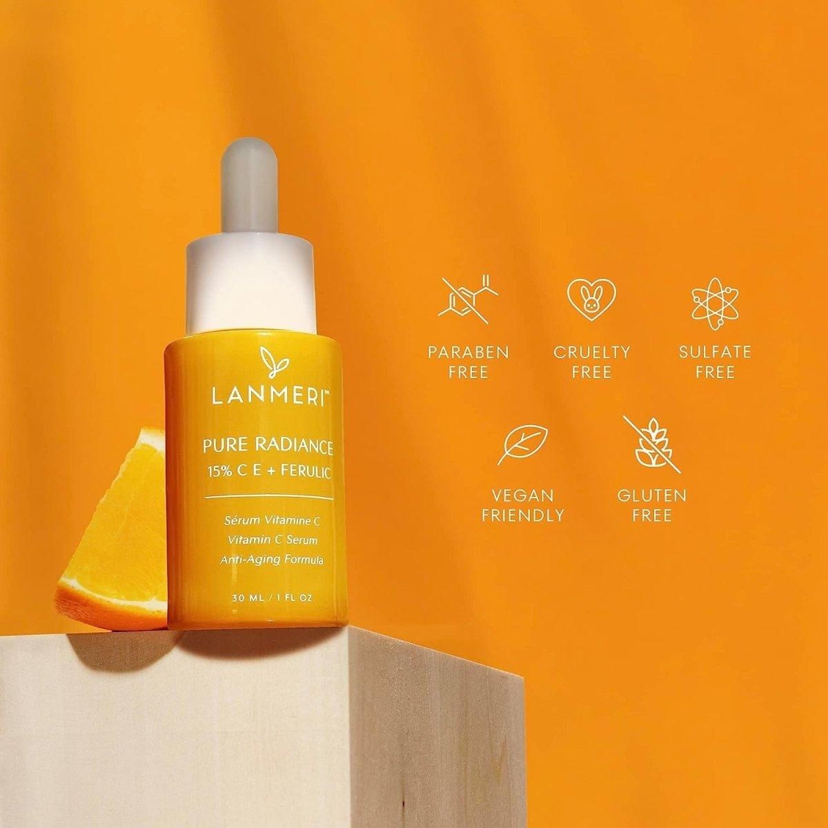 Lanmeri Pure Radiance 15% C E + Ferulic - 30ml - Glam Global UK