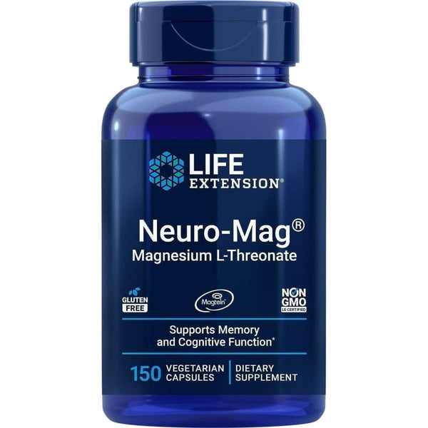 Life Extension Neuro - Mag Magnesium L - Threonate, 150 Veg Caps - Glam Global UKLife Extension