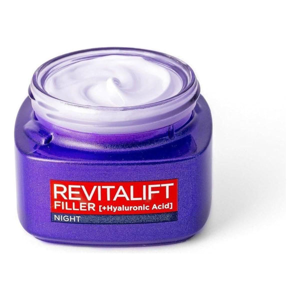 L'Oreal Paris Revitalift Filler Hyaluronic Acid Anti - Ageing Night Cream 50 ml - Glam Global UKL'Oreal Paris