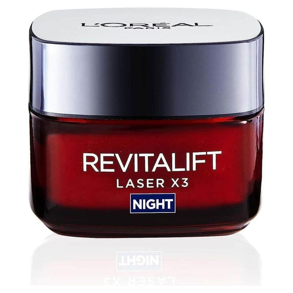 L'Oreal Paris Revitalift Laser X3 Triple Action Anti - Ageing Night Cream - 50ml - Glam Global UKL'Oreal Paris