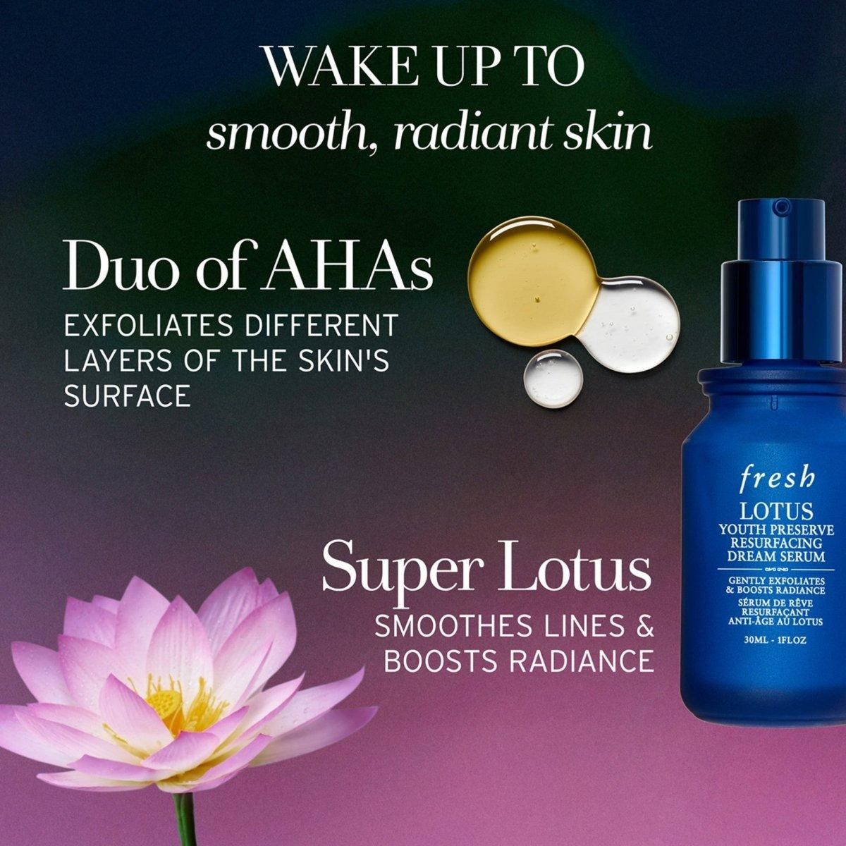 Lotus AHA Resurfacing Gentle Serum - Glam Global UK