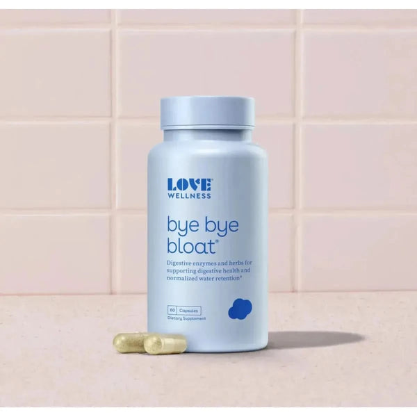 Love Wellness Bye Bye BloatBye Bye Bloat® - Bloating Relief - 60 Count - Glam Global UKLove Wellness
