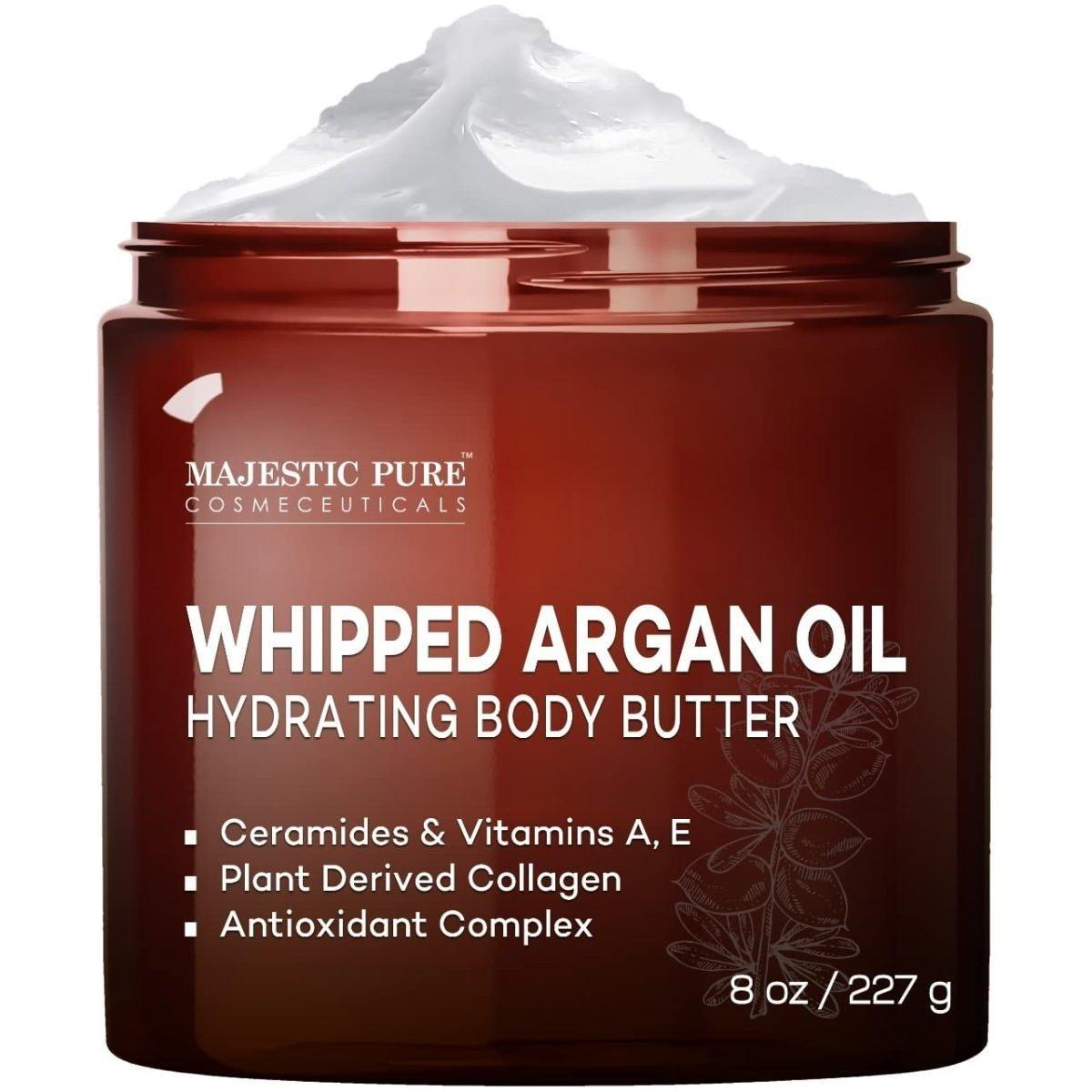 Majestic Pure Whipped Argan Oil Body Butter 240ml Glam Global UK
