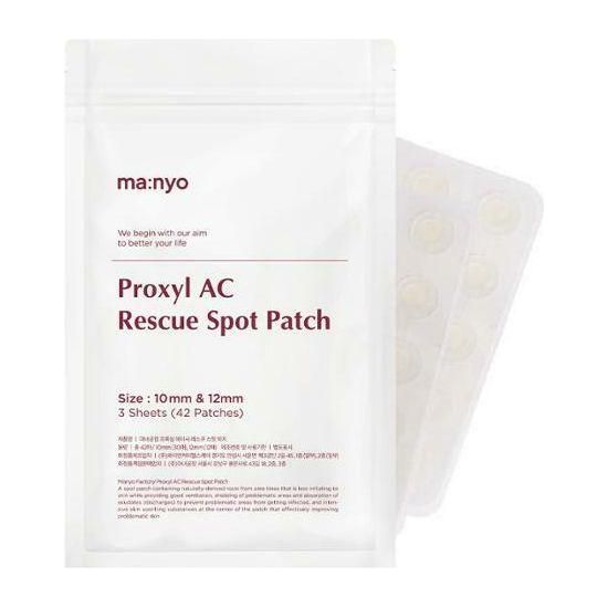 Manyo Factory Proxyl AC Rescue Spot Patch (1pack, 10mmx30ea+12mmx12ea) - Glam Global UK