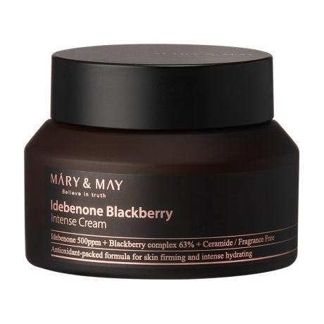 MARY & MAY Idebenone + Blackberry Complex Intensive Total Care Cream - 70ml - Glam Global UKMARY & MAY