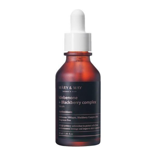 [MARY & MAY] Idebenone + Blackberry Complex Serum 30ml - Glam Global UK