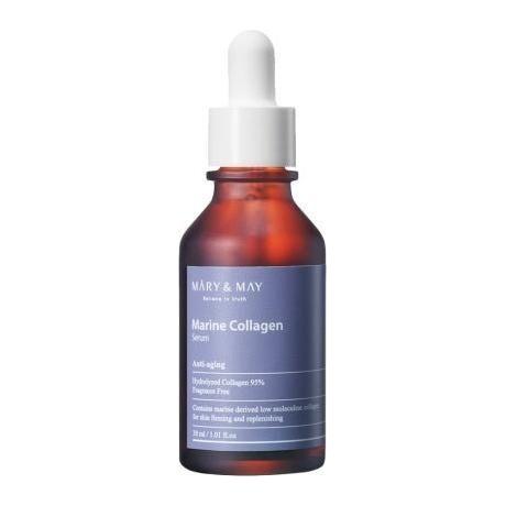 MARY & MAY Marine Collagen Serum - 30ml | Hydrating & Fast - Absorbing Skincare - Glam Global UKMARY & MAY