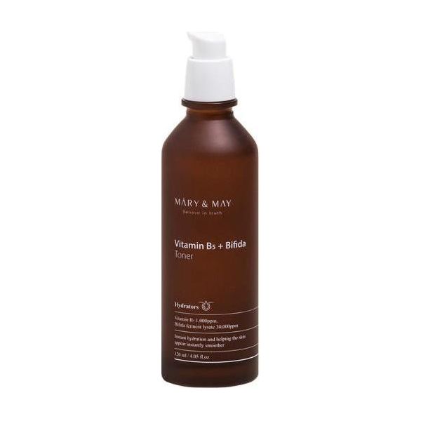 [MARY & MAY] Vitamine B5 + Bifida Toner 120ml - Glam Global UK