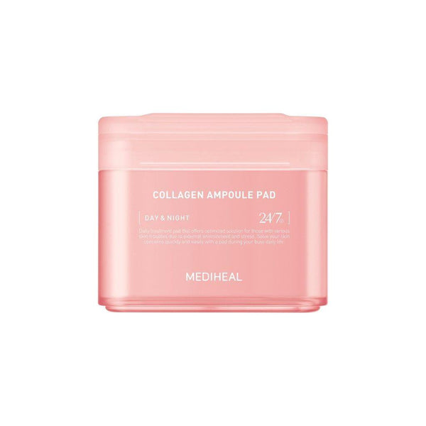 MEDIHEAL Collagen Ampoule Pad - 100 Pads | Firming & Anti - Aging Care - Glam Global UKMEDIHEAL
