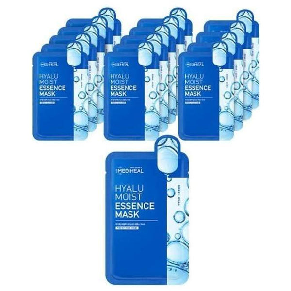 MEDIHEAL Hyalu Moist Essence Mask Sheet - 20ml x 15pcs | Deep Hydration & Skin Barrier Care - Glam Global UKMEDIHEAL