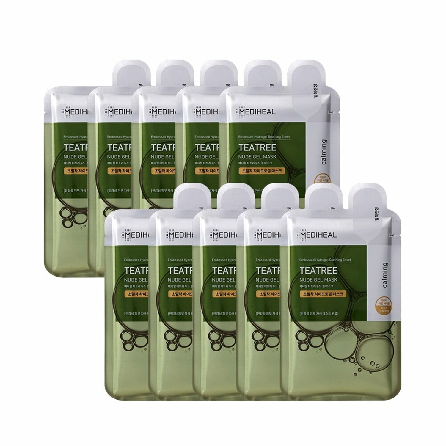 MEDIHEAL Tea Tree Nude Gel Mask Sheet 10p - Glam Global UK