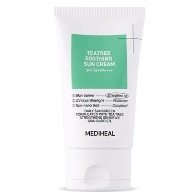 MEDIHEAL Tea Tree Soothing Sun Cream 50ml (SPF 50+ PA++++) - Glam Global UK