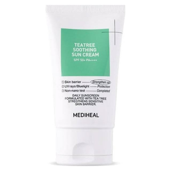 MEDIHEAL Tea Tree Soothing Sun Cream 50ml (SPF 50+ PA++++) - Glam Global UKMEDIHEAL