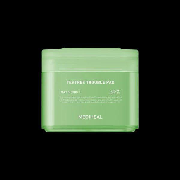 MEDIHEAL Tea Tree Trouble Pad - 100 Pads | Soothing & Balancing Care for Blemish - Prone Skin - Glam Global UKMEDIHEAL
