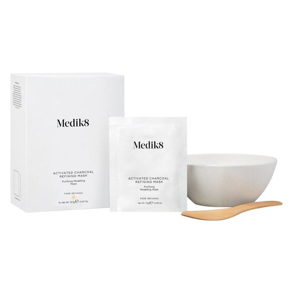 Medik8 Activated Charcoal Refining Mask Kit 4 Masks - Glam Global UKMedik8