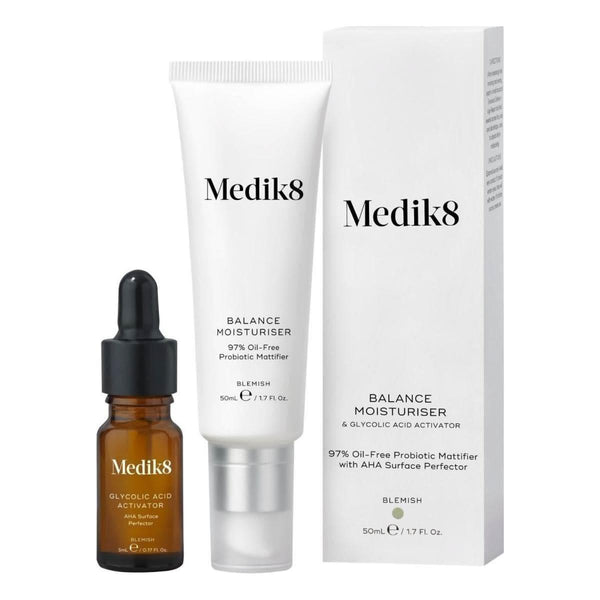 Medik8 Balance Moisturiser & Glycolic Acid Activator - Glam Global UKMedik8