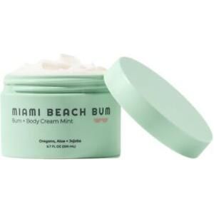 Miami Beach Mint Bum + Body Cream - 200ml - Glam Global UK