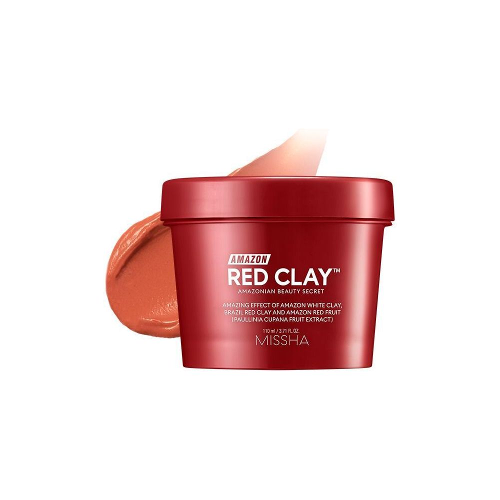 MISSHA Amazon Red Clay Pore Mask 110ml - Glam Global UK