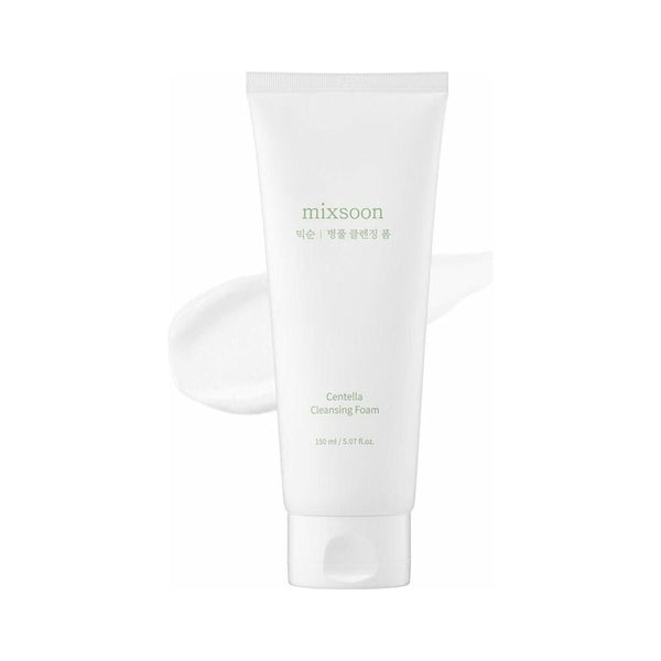mixsoon Centella Cleansing Foam - 150ml | Gentle pH - Balanced Cleanser for Sensitive Skin - Glam Global UKmixsoon