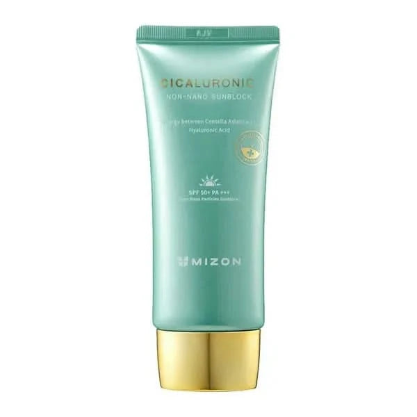 MIZON Cicaluronic Non - Nano Sunblock SPF 50+ PA+++ 50ml - Glam Global UKMIZON