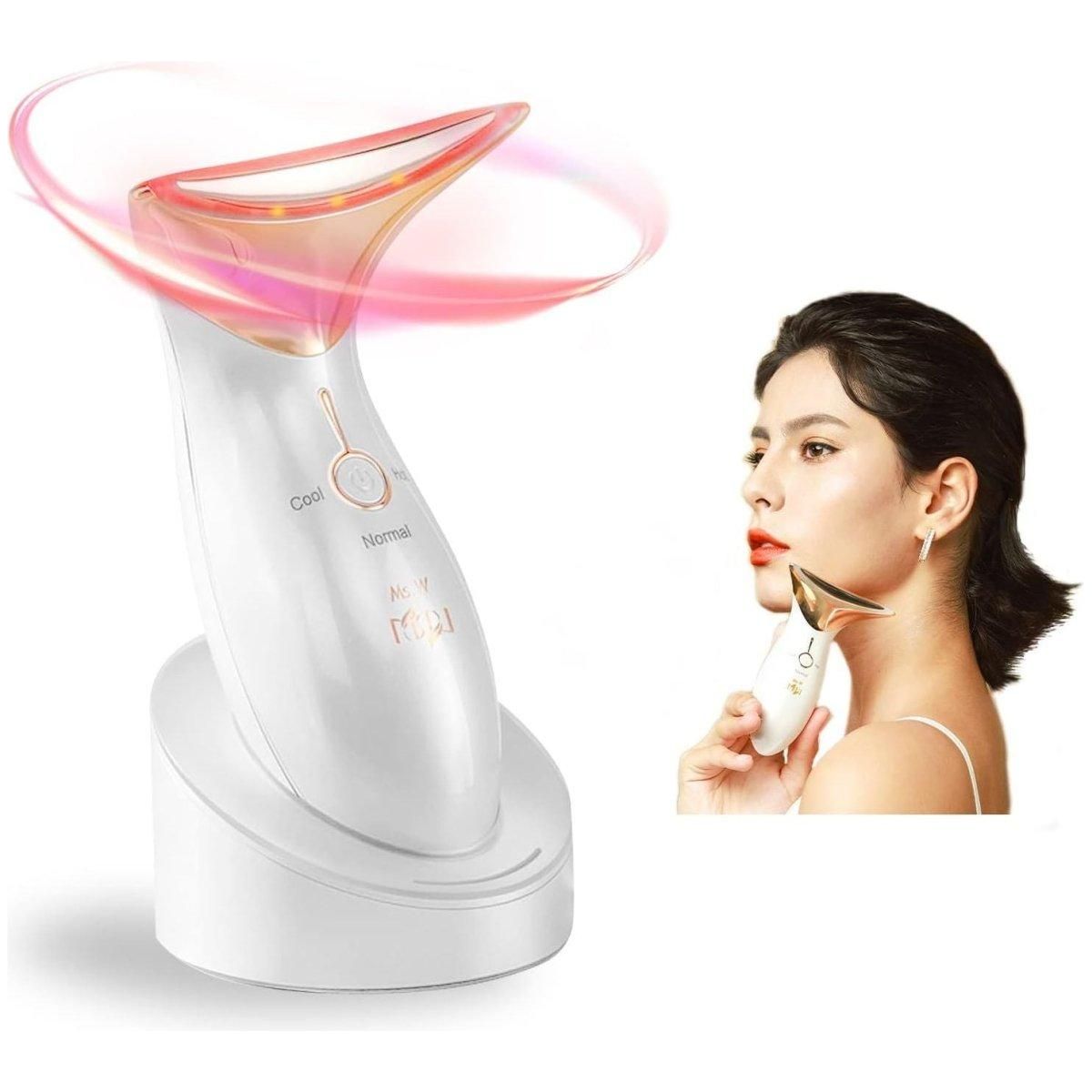 Ms.W Face Massager - Your Ultimate Beauty Transformation (White/Gold) - Glam Global UK