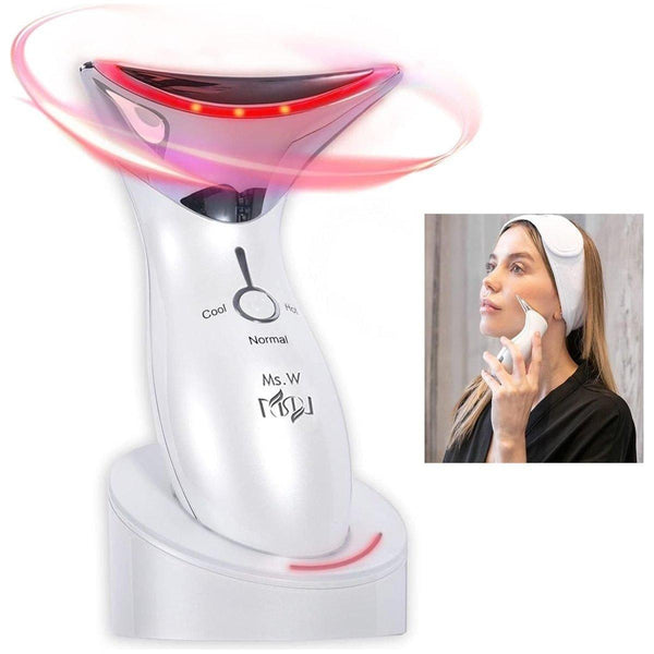 Ms.W Face Massager - Your Ultimate Beauty Transformation (White/Silver) - Glam Global UKMs.W