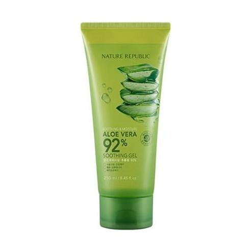 [NATURE REPUBLIC] Soothing & Moisture Aloe Vera 92% Soothing Gel (Tube) 250ml - Glam Global UK