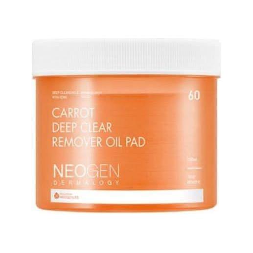 NEOGEN Dermalogy Carrot Deep Clear Remover Oil Pad 60 Sheets - Glam Global UKNEOGEN