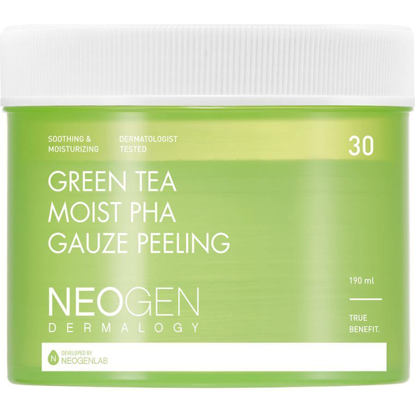 NEOGEN Dermalogy Green Tea Moist PHA Gauze Peeling 30 Sheets - Glam Global UKNEOGEN