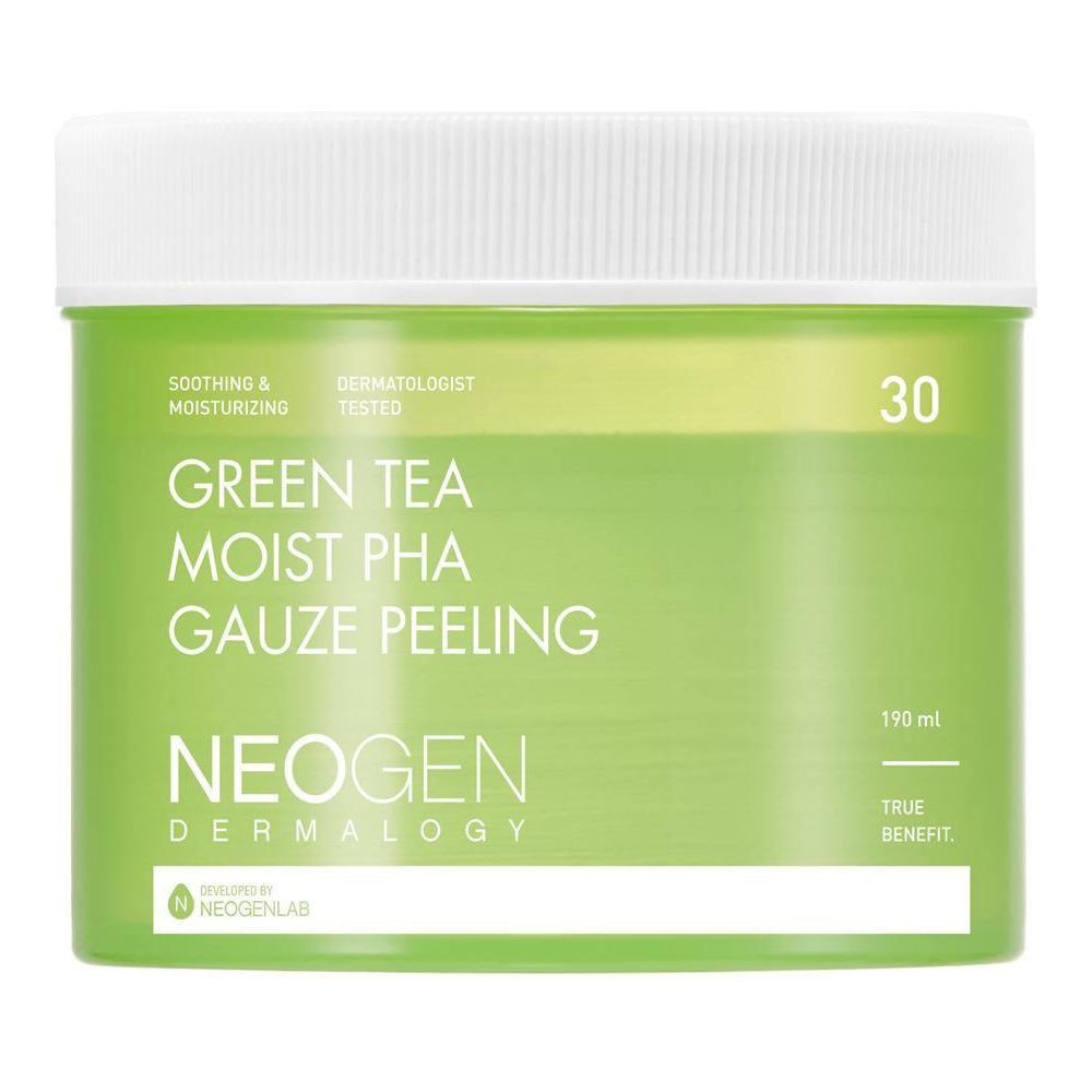 NEOGEN Dermalogy Green Tea Moist PHA Gauze Peeling 30 Sheets - Glam Global UK
