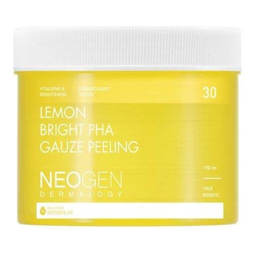 NEOGEN Dermalogy Lemon Bright PHA Gauze Peeling 30 Sheets - Glam Global UK