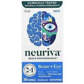 Neuriva Brain + Eye Supplement for Memory, Focus & Concentration - 30 Count - Glam Global UK
