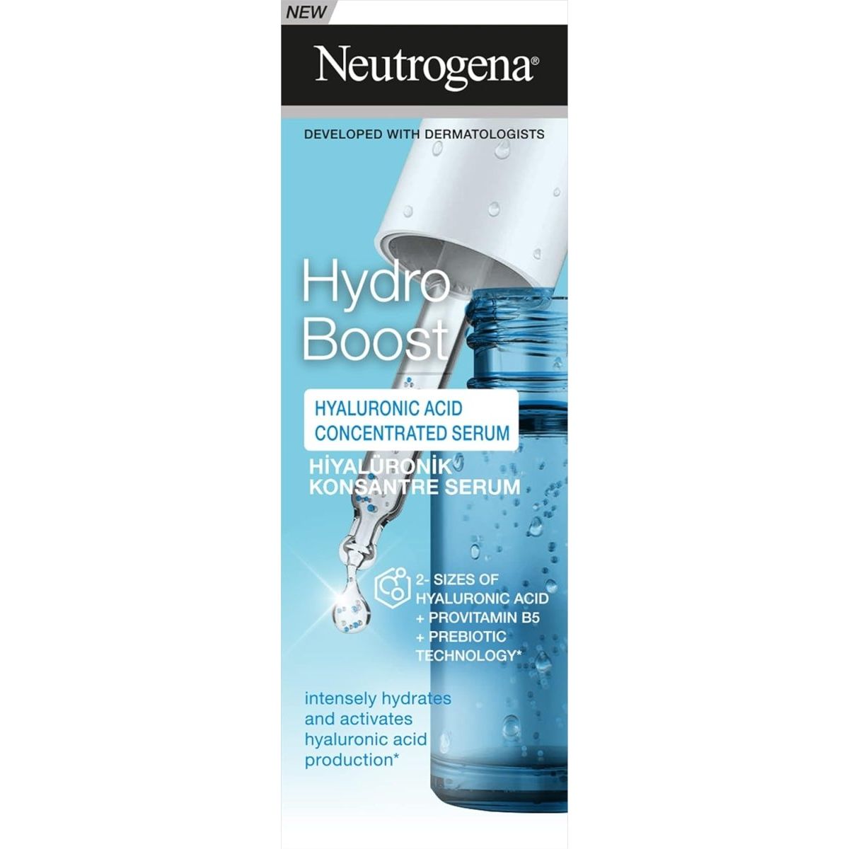Neutrogena Hydro Boost Hyaluronic Acid Concentrated Serum 15ml - Glam Global UK