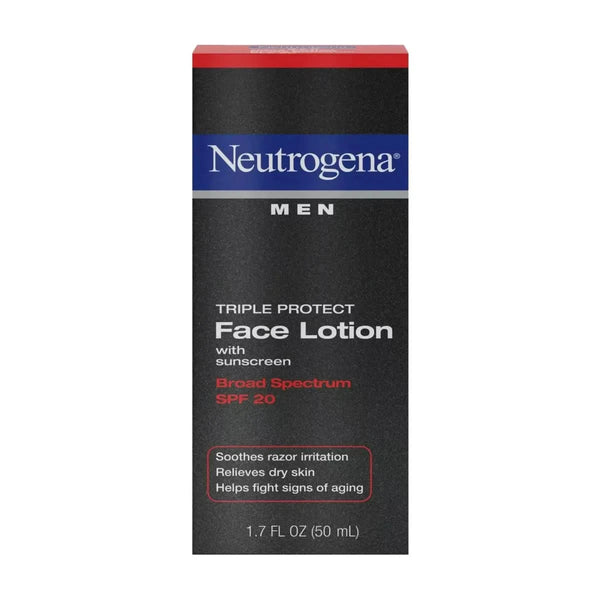 Neutrogena Triple Protect Men's Face Lotion - SPF 20 - 50ml - Glam Global UKNeutrogena