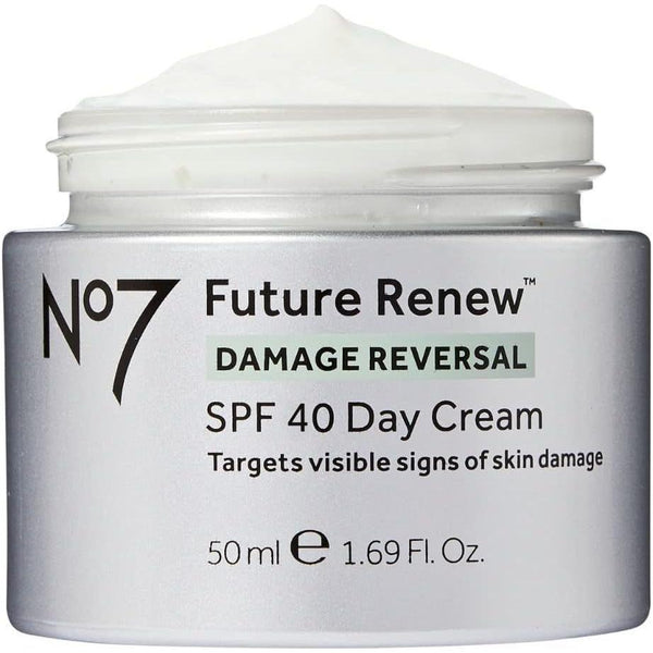 No7 Future Renew Damage Reversal Day Cream SPF40 50ml - Glam Global UKNo7 Beauty