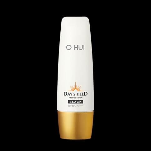 O HUI Day Shield Perfect Sun Black SPF50+ PA++++ – 50ml | UV Protection, Brightening & Lightweight Formula - Glam Global UKO HUI
