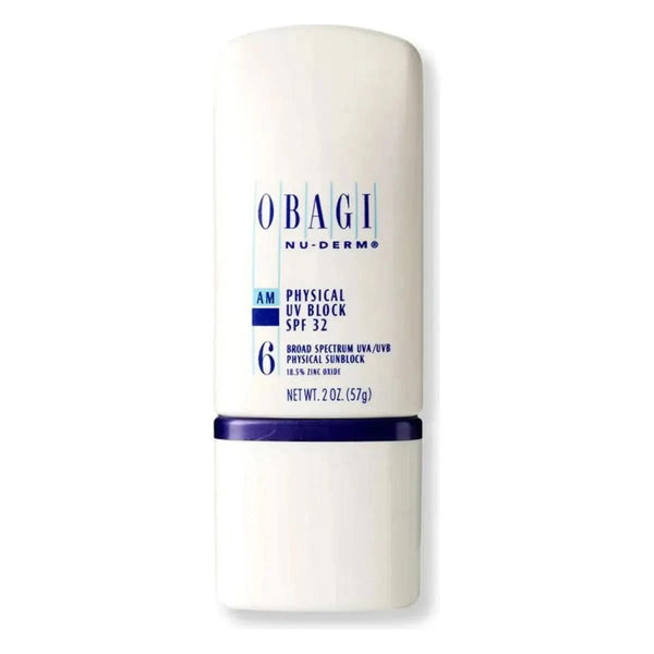 Obagi Nu - Derm Physical UV Block SPF 32 Number 6 - 85g | Broad - Spectrum Sun Protection - Glam Global UKObagi