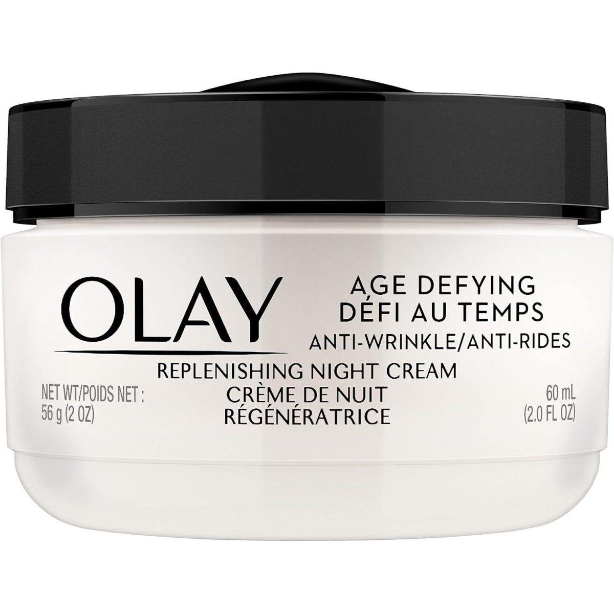 Olay Age Defying Anti-Wrinkle Night Cream - 60ml - Glam Global UK