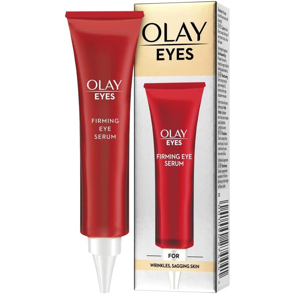 Olay Eyes Firming Eye Serum with Niacinamide for Wrinkles and Sagging Skin, 15 m - Glam Global UK