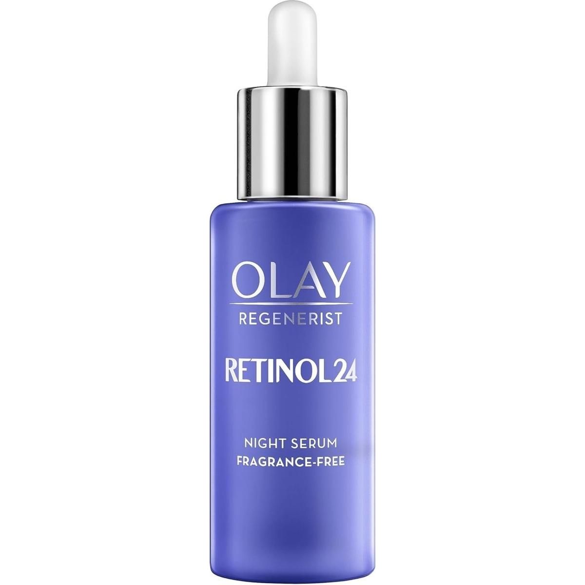 Olay Retinol Serum for Face, 24 Night Serum with Retinoid Complex + Vitamin B3 - 40ml - Glam Global UK