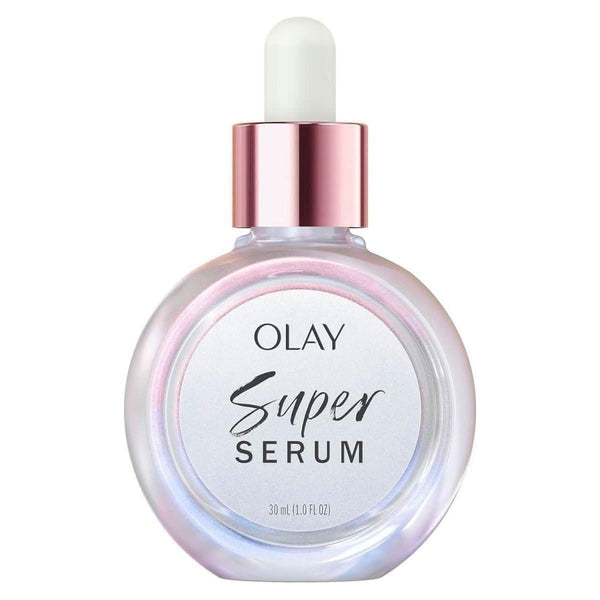 Olay Super Serum - 30ml | Hydrating Serum with Niacinamide, Vitamin C, Collagen Peptide, and AHA - Glam Global UKOlay