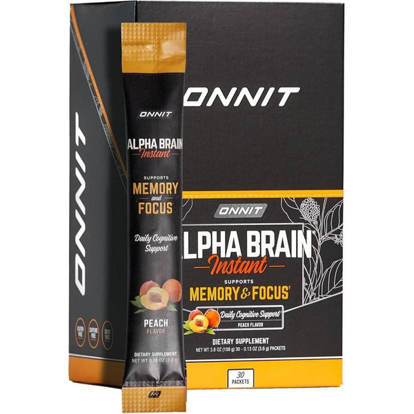 Onnit Alpha Brain Instant (30Ct Box) - Peach - Glam Global UKOnnit