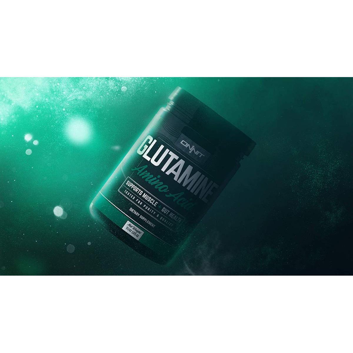 Onnit Glutamine | Boosts Aerobic Performance, Reaction Time and Gut Health | NSF Certified for Sport | 60 Servings (Unflavored) - Glam Global UK