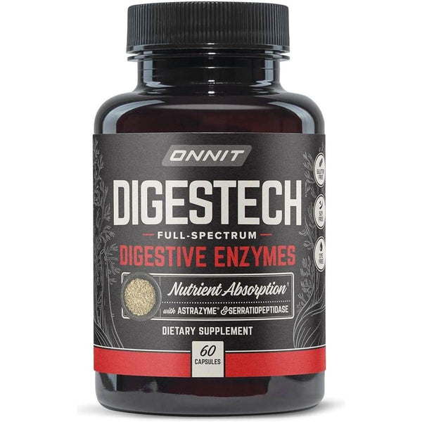 Onnit Labs Digestech Professional Grade All - Natural Digestive Enzymes Supplement, 60 Count - Glam Global UKOnnit